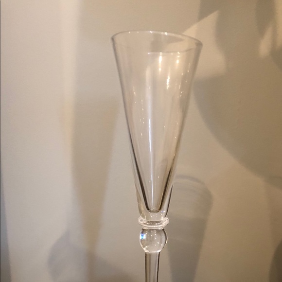 Simon Pearce Hartland Champagne Flutes - Picture 2 of 2